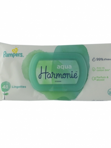 Pampers Lingette Harmonie 48 lingettes