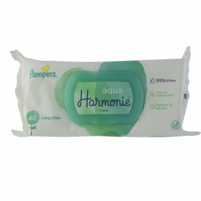 Pampers Lingette Harmonie 48 lingettes