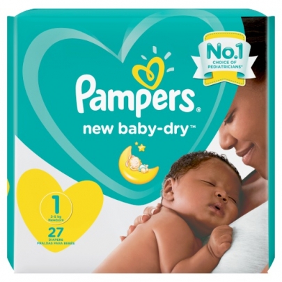 Pampers New Baby Dry Taille 1 27 Couches