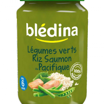 Bledina Légumes Verts Riz Saumon Du Pacifique
