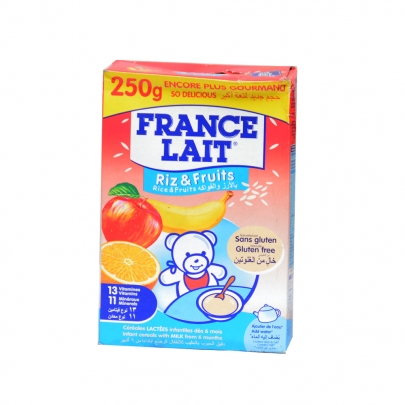 France Lait RIZ & FRUITS