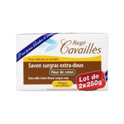 Rogé Cavailles Savon Surgras Extra-Doux Fleurs de Coton 