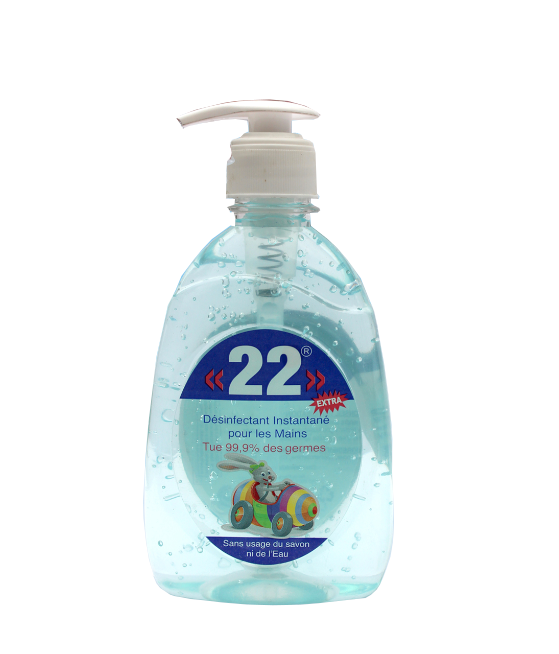 « 22 »  Desinfectant instantané pour les mains