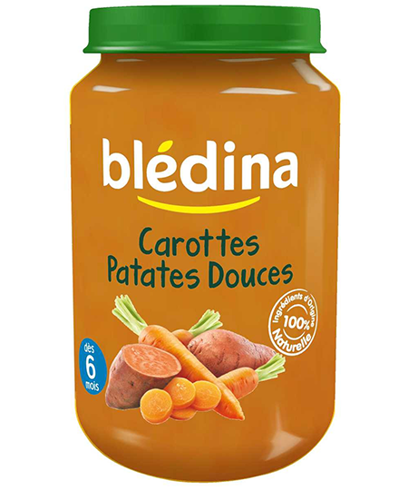 Blédina Carottes Patates Douces