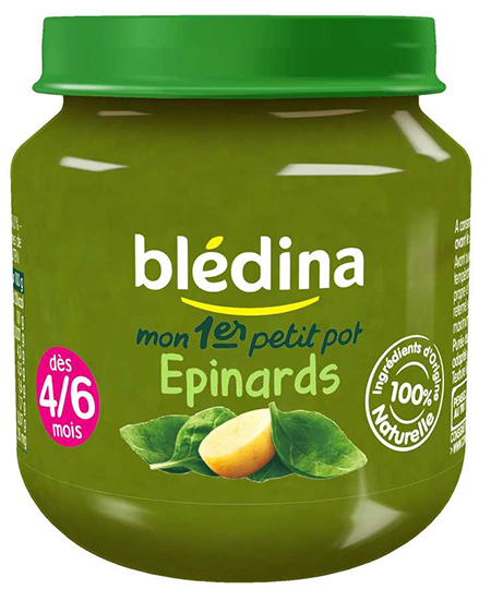 Blédina Mon 1er petit pot épinards