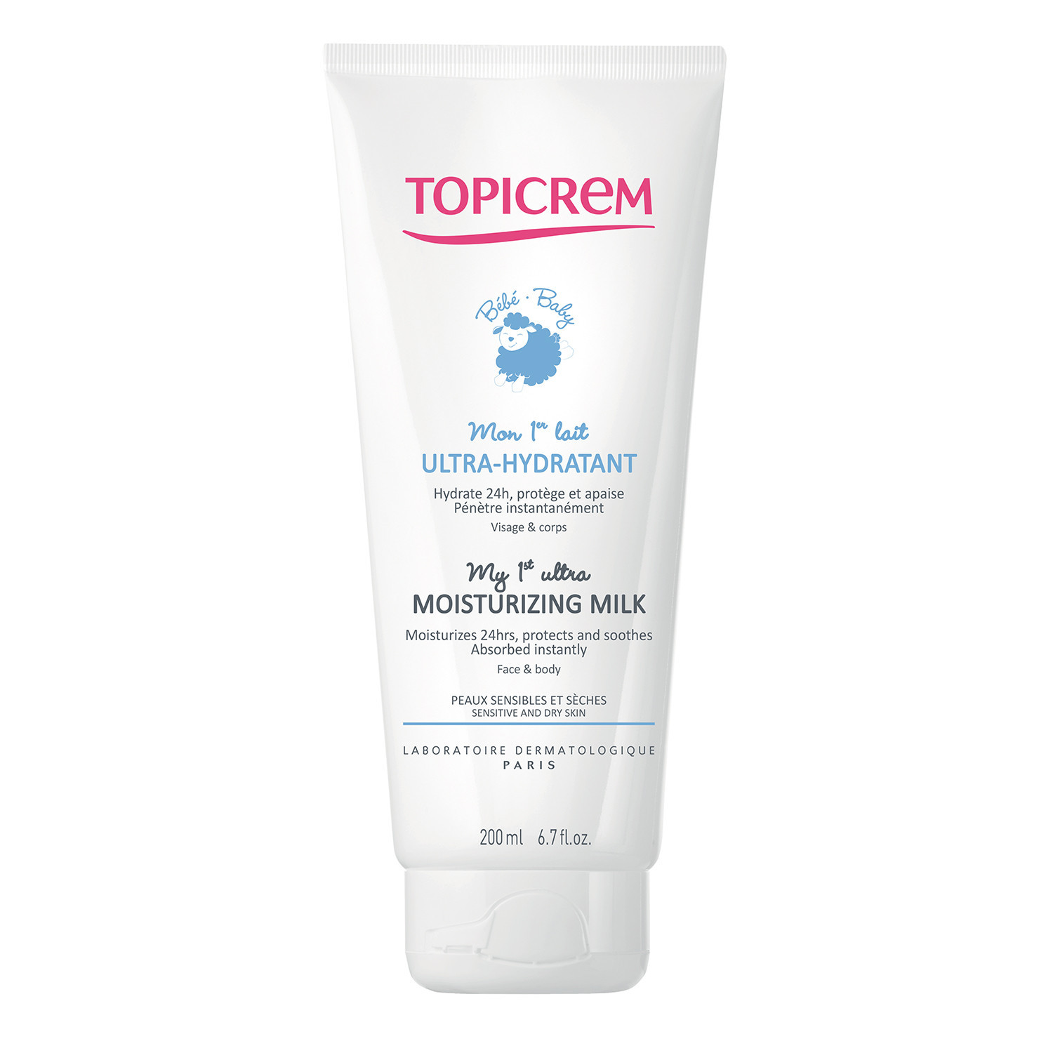 1er Lait Ultra Hydratant 200ml Topicrem
